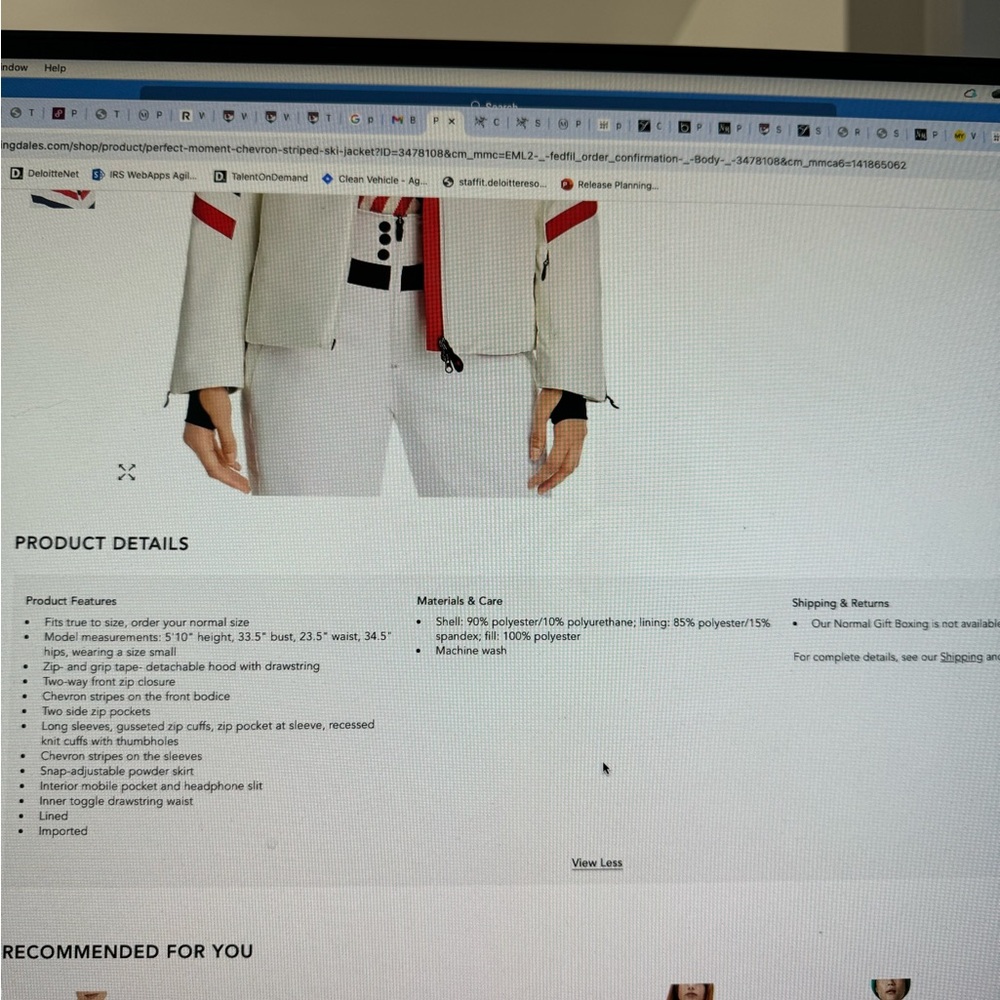 Perfect Moment Performance Ski Jacket - image 3